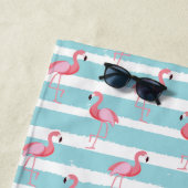 Niedlich rosa Flamingo-Muster Strandtuch (Beispiel)
