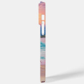 niedlich rosa Flamingo Name hinzufügen Case-Mate iPhone Hülle (Rückseite / Links)