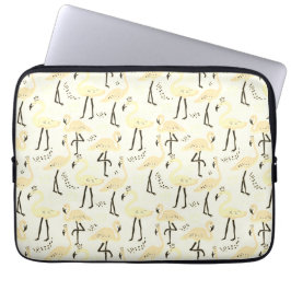 Niedlich rosa Flamingo Notebook-Ärmel Laptopschutzhülle