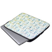 Niedlich rosa Flamingo Notebook-Ärmel Laptopschutzhülle (Vorne Knopf)