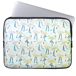 Niedlich rosa Flamingo Notebook-Ärmel Laptopschutzhülle