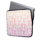Niedlich rosa Flamingo Notebook-Ärmel Laptopschutzhülle (Vorderseite Links)