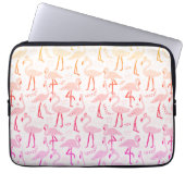 Niedlich rosa Flamingo Notebook-Ärmel Laptopschutzhülle (Vorderseite)