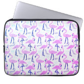 Niedlich rosa Flamingo Notebook-Ärmel Laptopschutzhülle (Vorderseite)