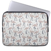 Niedlich rosa Flamingo Notebook-Ärmel Laptopschutzhülle (Vorderseite)