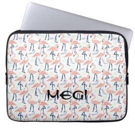 Niedlich rosa Flamingo Notebook-Ärmel Laptopschutzhülle