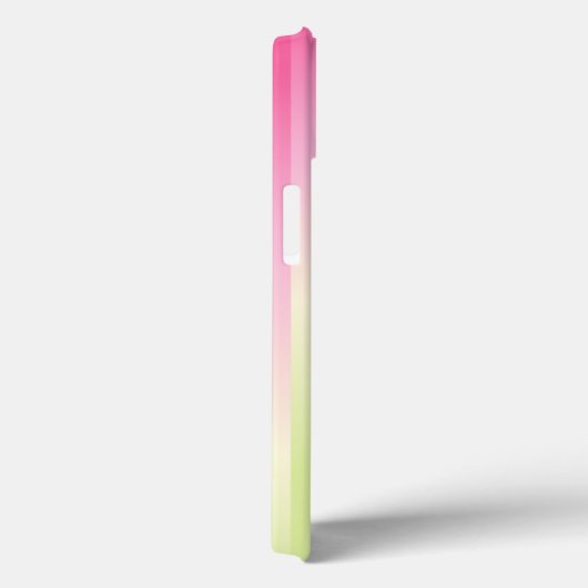 Niedlich rosa Flamingo Ombre Streifen Case-Mate iPhone Hülle (Rückseite / Rechts)