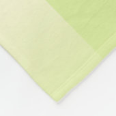 Niedlich rosa Flamingo Ombre Streifen Fleecedecke (Ecke)