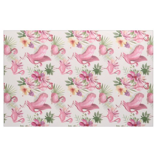 Niedlich rosa Flamingo Stoff (Yard (91,4 cm))