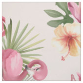 Niedlich rosa Flamingo Stoff (Muster)