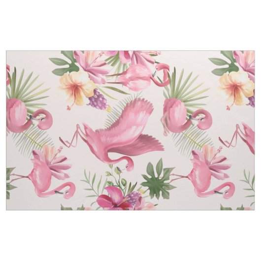 Niedlich rosa Flamingo Stoff (Fat Quarter (45,7 x 55,9 cm))