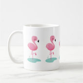 Niedlich-rosa-Flamingo-Tasse Kaffeetasse (Links)