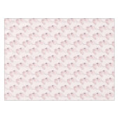 Niedlich rosa Flamingo tropisches Muster Tischdecke (Vorderseite (Horizontal))