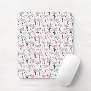 Niedlich rosa Flamingos Mousepad