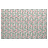 Niedlich rosa Flamingos Palm Leafe Muster Stoff (Yard (91,4 cm))