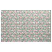 Niedlich rosa Flamingos Palm Leafe Muster Stoff (Yard (91,4 cm))