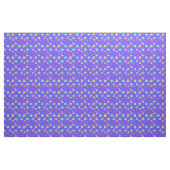 Niedlich rosa Flamingos und Blume Blau Stoff (Yard (91,4 cm))
