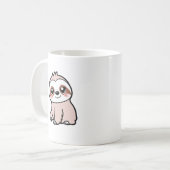 Niedlich rosa Fliege Kaffeetasse (Vorderseite Links)