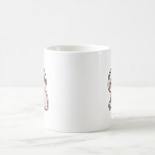 Niedlich rosa Fliege Kaffeetasse (Mittel)