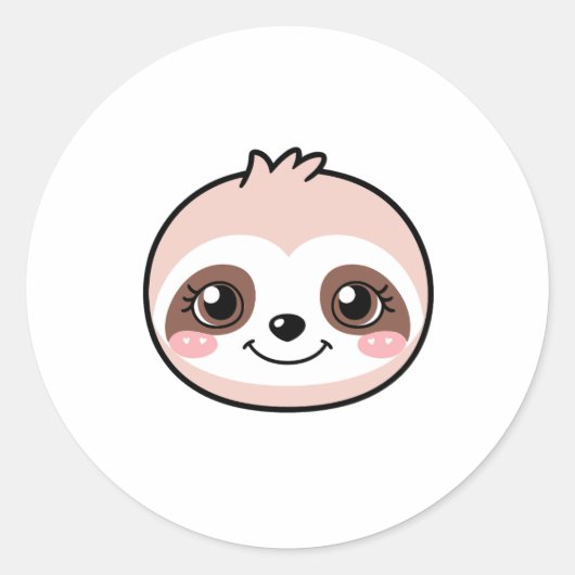 Niedlich rosa Fliege Runder Aufkleber (Vorderseite)