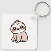 Niedlich rosa Fliege Schlüsselanhänger (Rückseite)