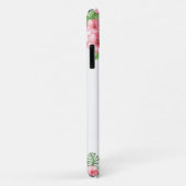 Niedlich rosa floraler Hawaiianname Case-Mate iPhone Hülle (Hinten/Rechts)