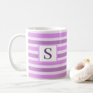 Niedlich rosa gestrichelte Gestaltung - Vorgabe Kaffeetasse