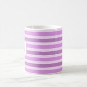 Niedlich rosa gestrichelte Gestaltung - Vorgabe Kaffeetasse (Mittel)