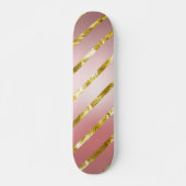 niedlich rosa Glitzer-Skateboard Skateboard (Vorne)