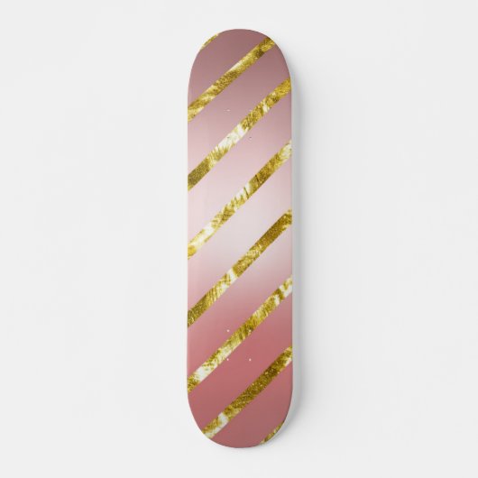 niedlich rosa Glitzer-Skateboard Skateboard (Vorne)