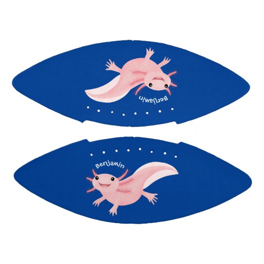Niedlich-rosa-glückliche axolotl football (Paneele)