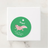 Niedlich-rosa-glückliche axolotl geschenkanhänger (Beispiel)