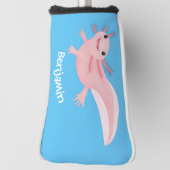 Niedlich-rosa-glückliche axolotl golf headcover (Rotieren 90)