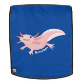 Niedlich-rosa-glückliche axolotl rucksack (Abnehmbare Front)