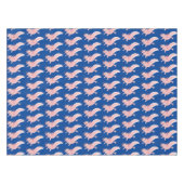 Niedlich-rosa-glückliche axolotl tischdecke (Vorderseite (Horizontal))