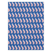 Niedlich-rosa-glückliche axolotl tischdecke (Vorderseite)