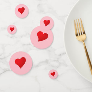 Niedlich rosa Großherz Moderne mädchenhaft Valenti Konfetti