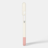 Niedlich-Rosa-Guinea-Pig-Monogramm-Illustration Case-Mate iPhone Hülle (Rückseite / Links)