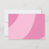 Niedlich-rosa Halloween-Foto Geburtstag Dankeskarte (Rückseite)