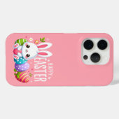 Niedlich, rosa Happy Ostersonne Case-Mate iPhone Hülle (Rückseite (Horizontal))