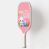 Niedlich, rosa Happy Ostersonne Pickleball Schläger (Links)