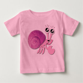 Niedlich-Rosa-Hermit-Krabbe Baby T-shirt