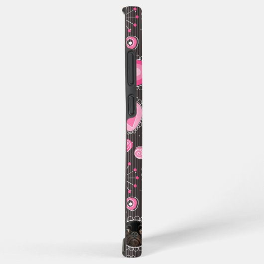 Niedlich rosa Herz und Blume Mama Hund FotoCollage Samsung Galaxy Hülle (Rechte Seite)