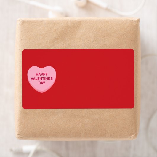Niedlich rosa Herzklopfen am Valentinstag (Insitu)