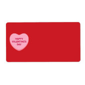 Niedlich rosa Herzklopfen am Valentinstag (Vorne)
