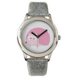Niedlich rosa Igel Armbanduhr