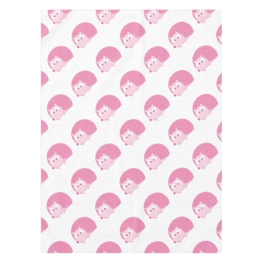 Niedlich rosa Igel Tischdecke (Vorderseite)