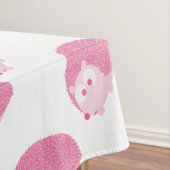 Niedlich rosa Igel Tischdecke (Beispiel)