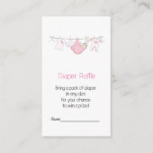 Niedlich-rosa-Illustrationsblatt Begleitkarte (Vorderseite)