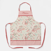Niedlich rosa Koch Backen Schürze (Vorderseite)